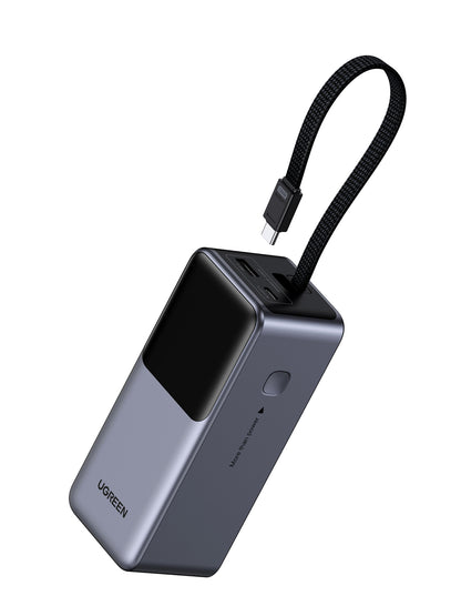 UGREEN Batería Portátil 130W con Cable Integrado PB723