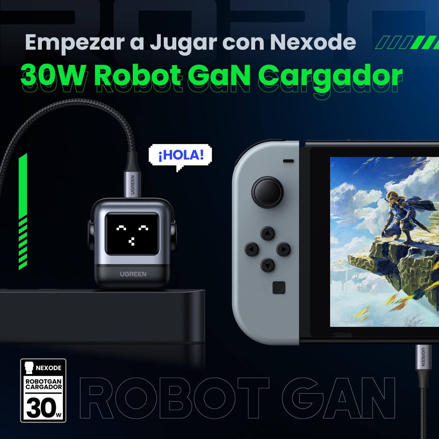 UGREEN Uno RG 30W USB-C PD GaN Fast Charger US CD359