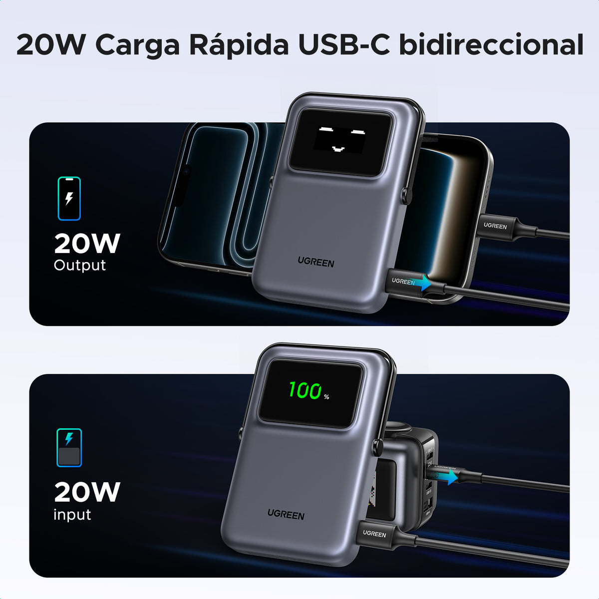 UGREEN Uno Magnetic Wireless Power Bank PB572