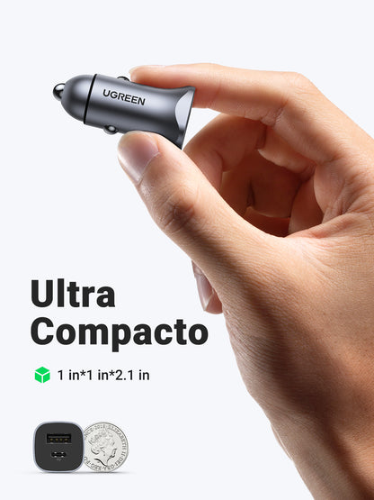 UGREEN A+C Dual-Port Car Charger PD30W+SCP22.5W MODEL CD130