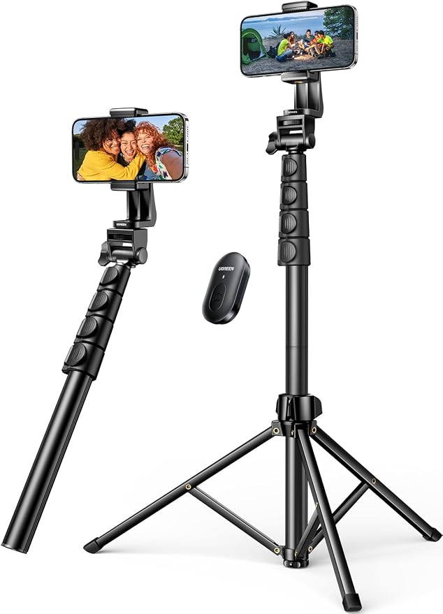 UGREEN Selfie Stick Tripod with Bluetooth Remote MODEL LP680