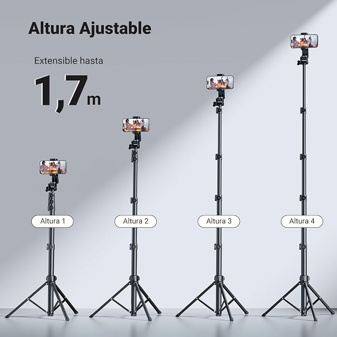 UGREEN Selfie Stick Tripod with Bluetooth Remote MODEL LP680