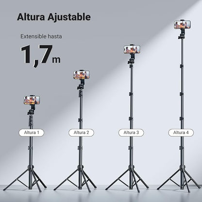 UGREEN Selfie Stick Tripod with Bluetooth Remote MODEL LP680
