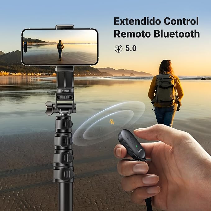 UGREEN Selfie Stick Tripod with Bluetooth Remote MODEL LP680