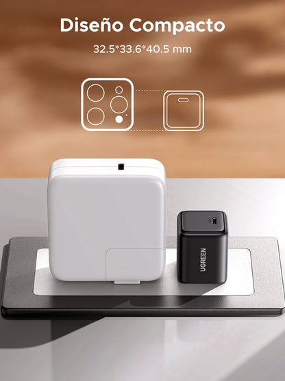 Cargador GaN USB-C UGREEN de Carga Rápida
