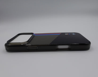 Funda Oficial BMW Motorsport IML Diseño Rayas Verticales - Negro
