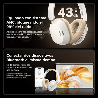 UGREEN HiTune Max5c Hybrid Active Noise-Cancelling Headphones