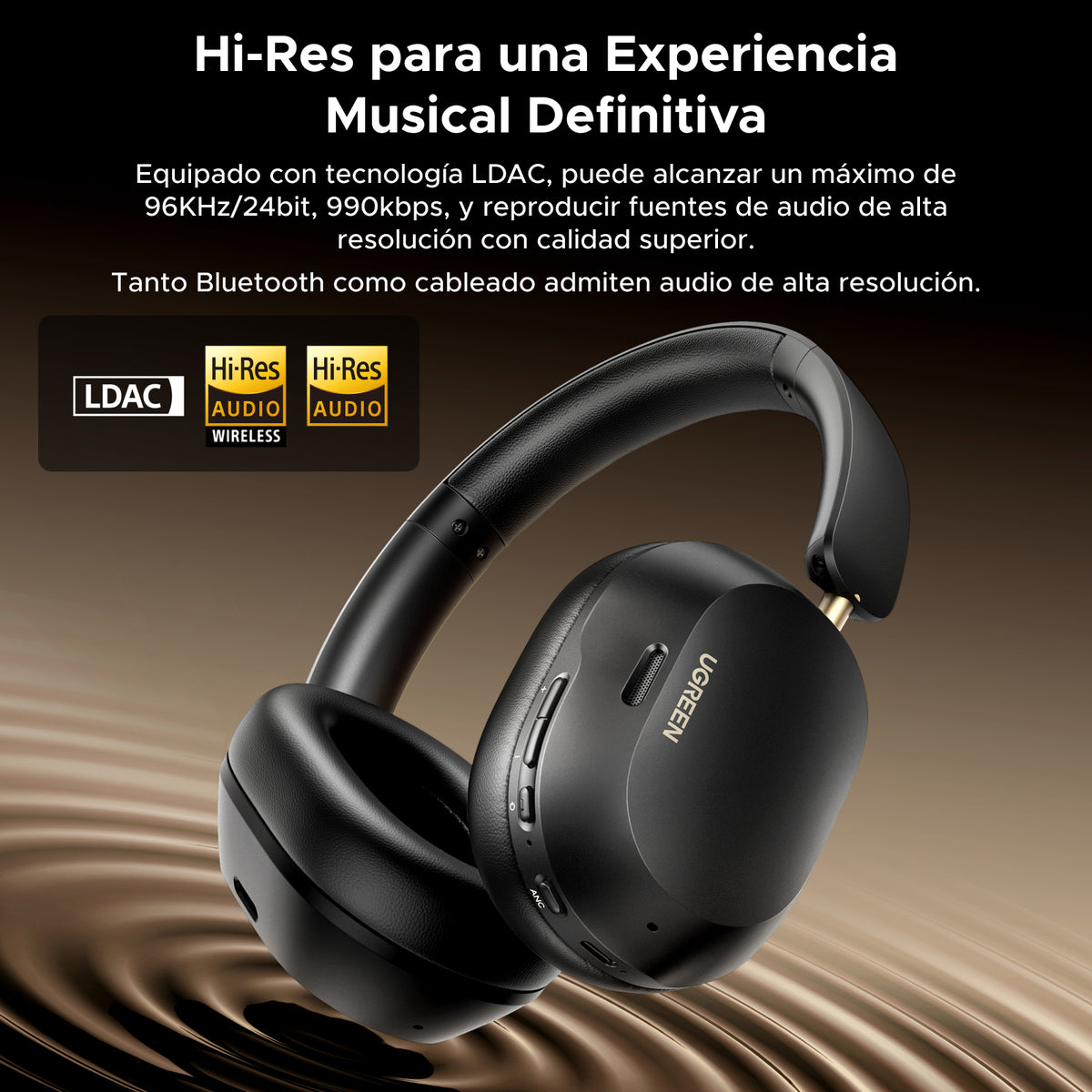 UGREEN HiTune Max5c Hybrid Active Noise-Cancelling Headphones