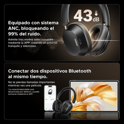 UGREEN HiTune Max5c Hybrid Active Noise-Cancelling Headphones