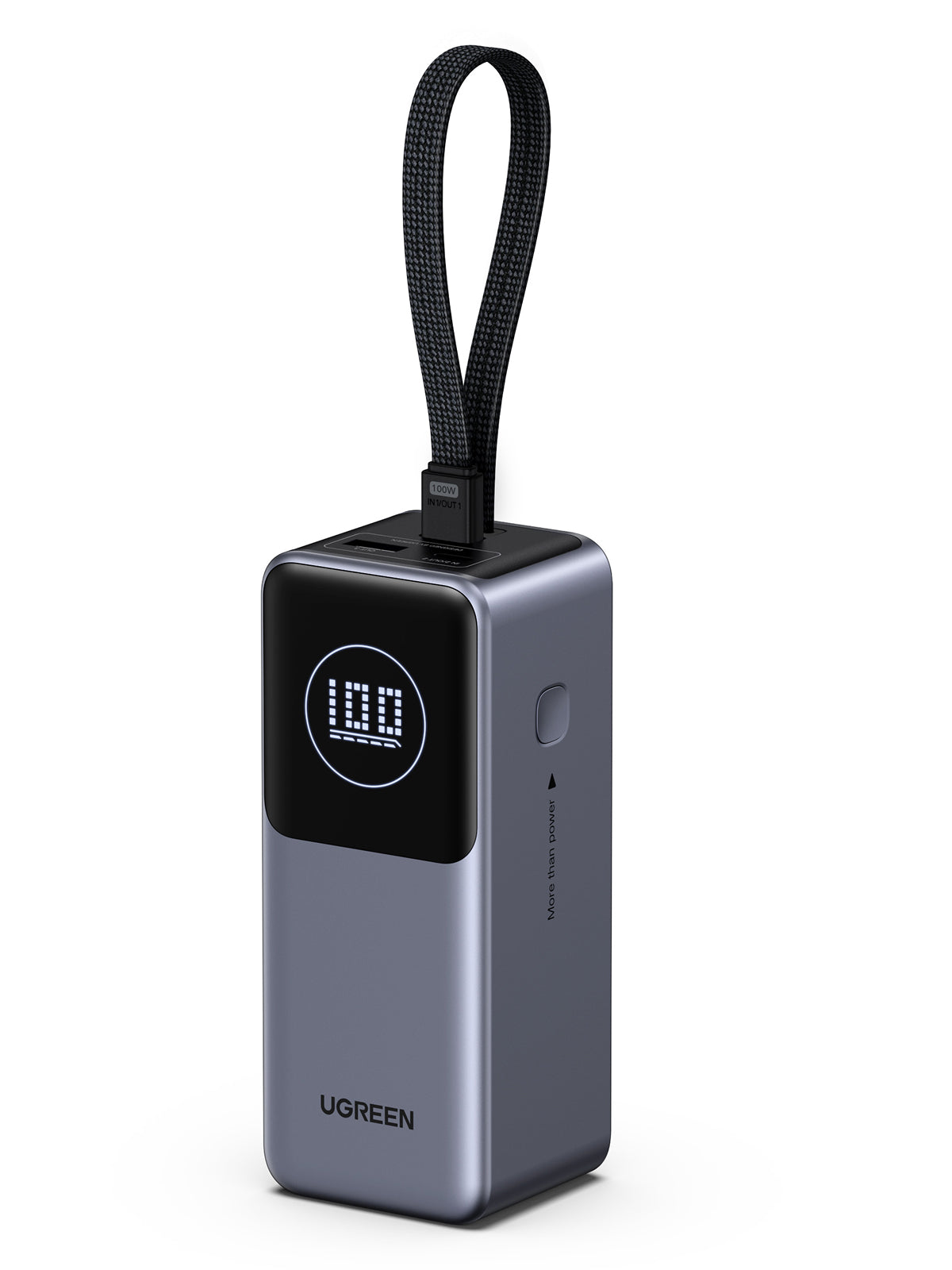 UGREEN Batería Portátil 130W con Cable Integrado PB723