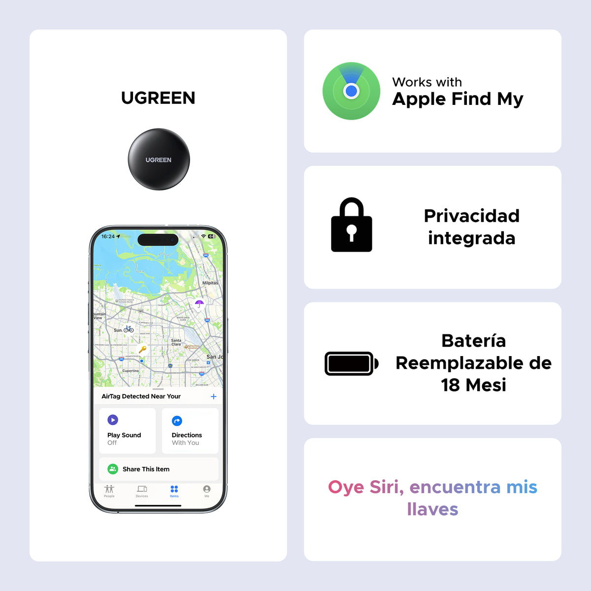 UGREEN Smart Bluetooth Finder CM520