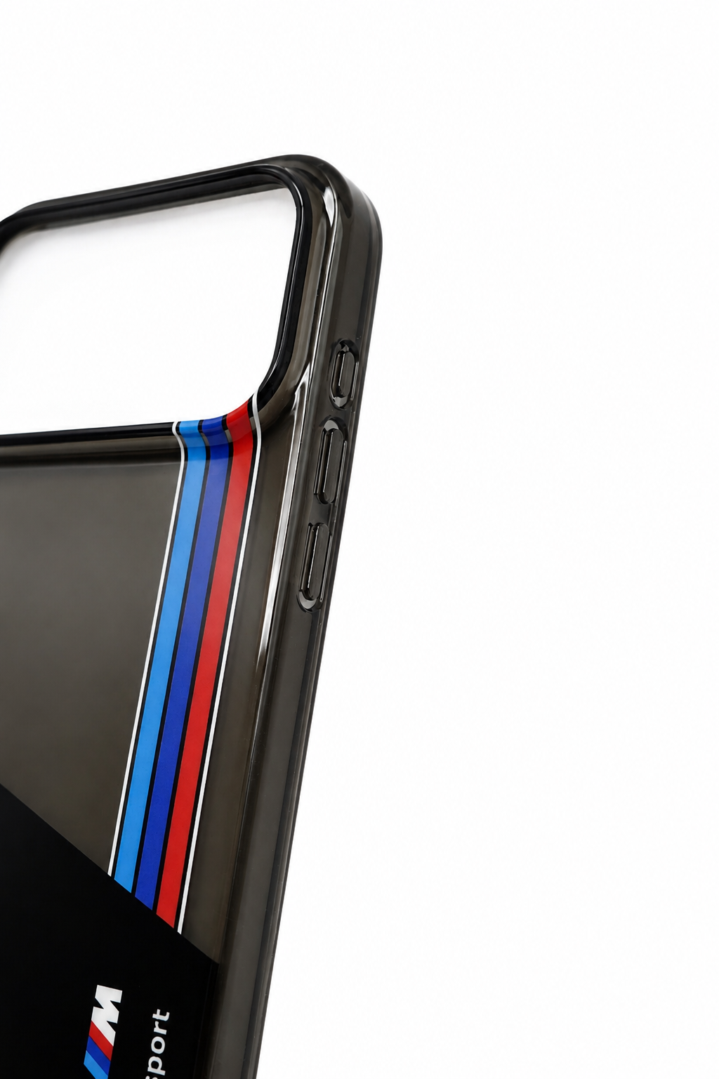 Funda Oficial BMW Motorsport IML Diseño Rayas Verticales - Negro