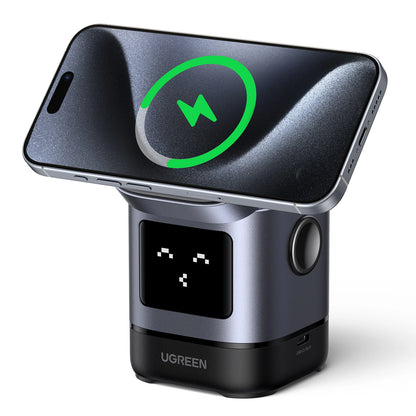 UGREEN 2-in-1 Magnetic Wireless Charger W709