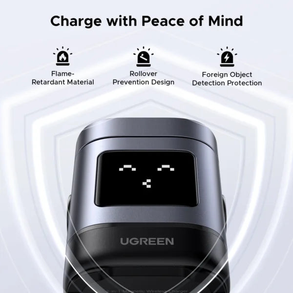 UGREEN 2-in-1 Magnetic Wireless Charger W709