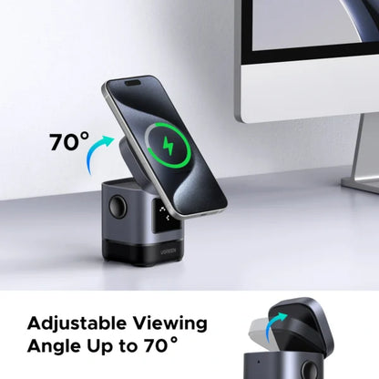 UGREEN 2-in-1 Magnetic Wireless Charger W709